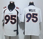 Nike Limited Denver Broncos #95 Wolfe White Men's Stitched Jerseys,baseball caps,new era cap wholesale,wholesale hats